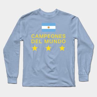 Argentina campeones del mundo 2022 world cup champions Long Sleeve T-Shirt